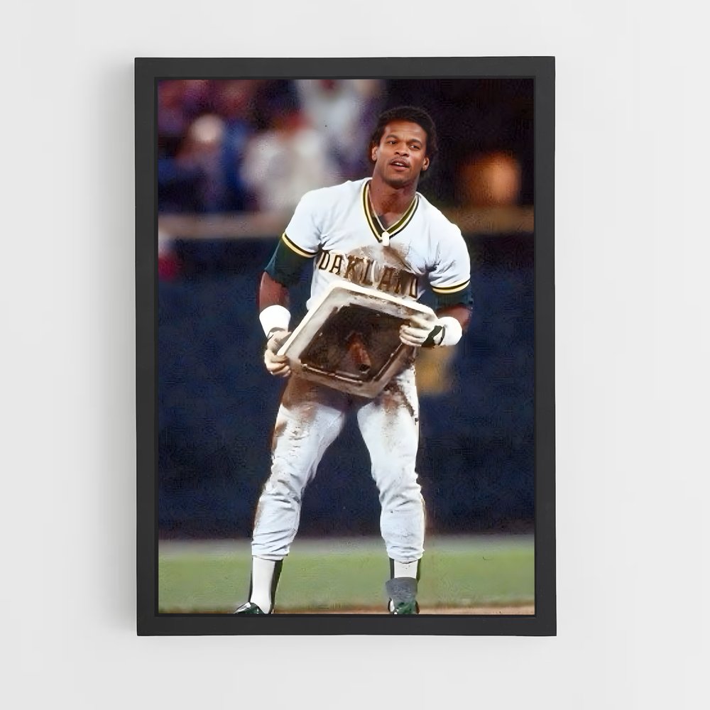 Poster Rickey de henderson – affiche Baseball (vue 2)